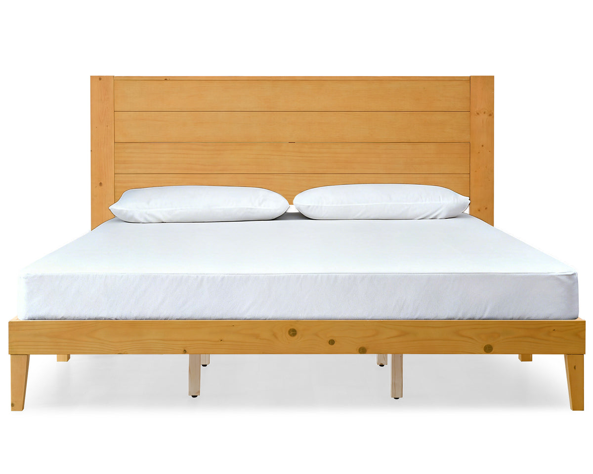Fremont Wood Platform Bed Full size Natural