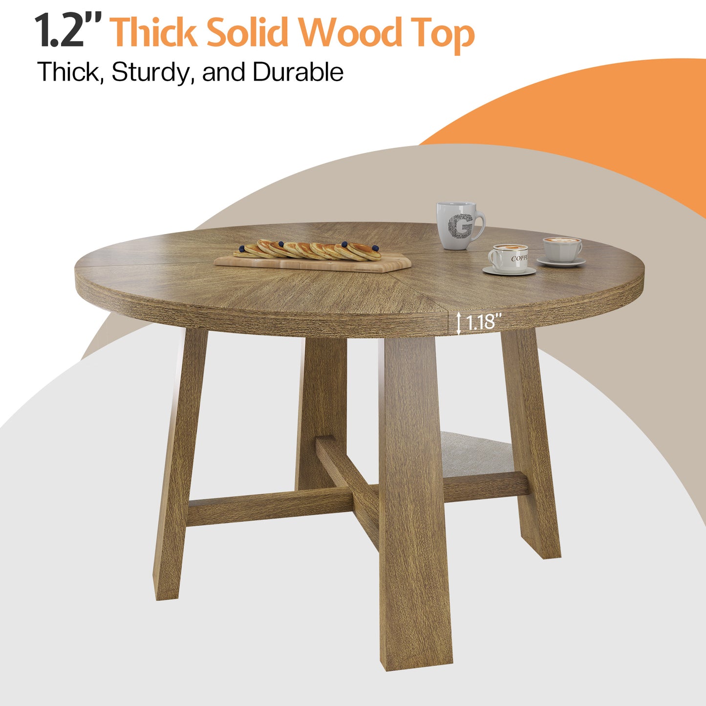 Gather Solid Wood Dining Set Amerlife
