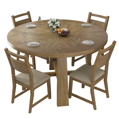 Gather Solid Wood Dining Set Amerlife