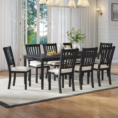 Carve Farmhouse Dining Set Amerlife Grey