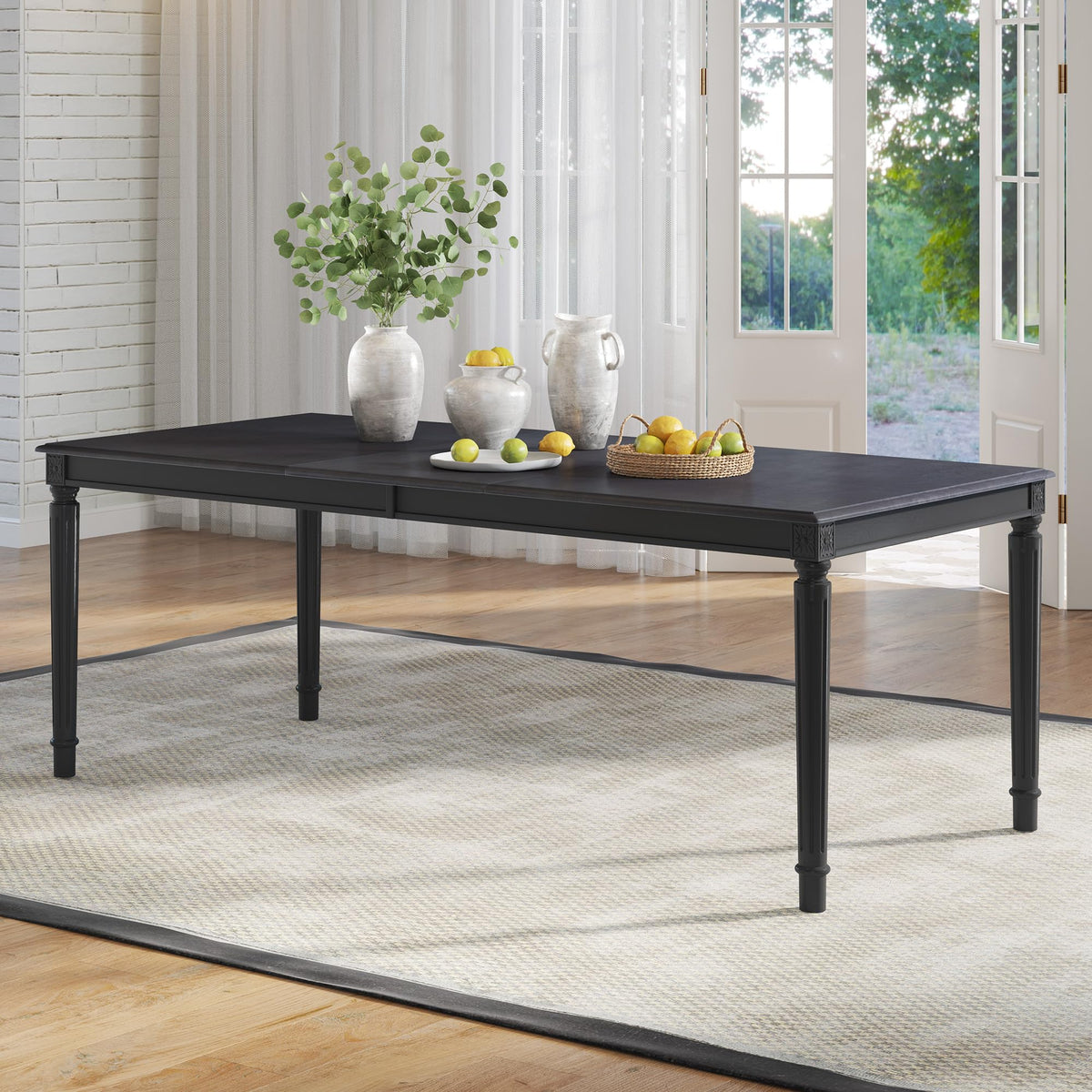 Carve Farmhouse Dining Table Amerlife Grey