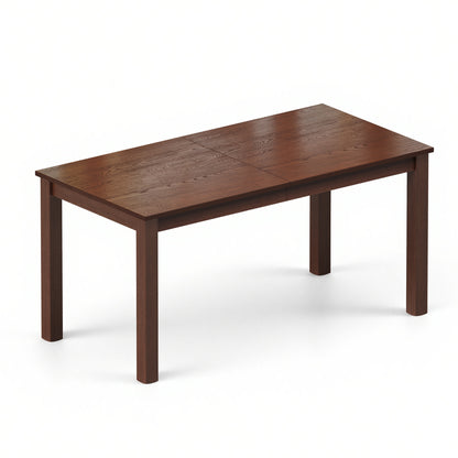 Splice 6-Piece Farmhouse Dining Table Set-W