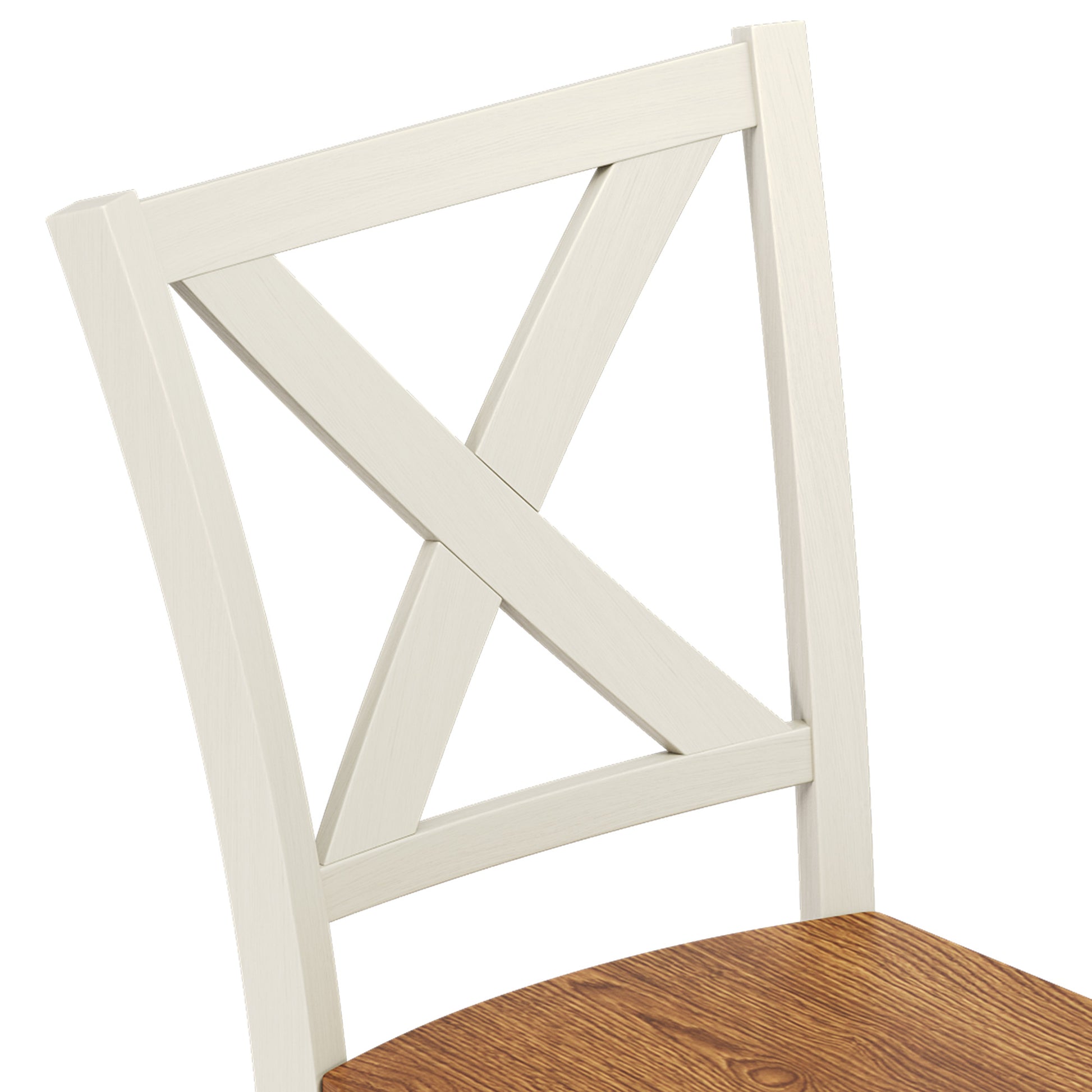 Splice 6-Piece Farmhouse Dining Table Set-W&B