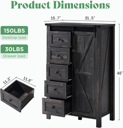 Alderman 3-Piece Bedroom Set Amerlife Full / Black Oak
