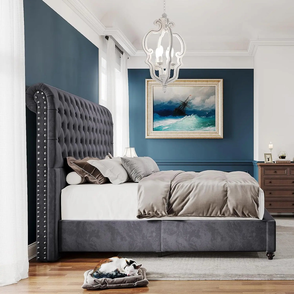 Allegra King Bed Frame - Amerlife