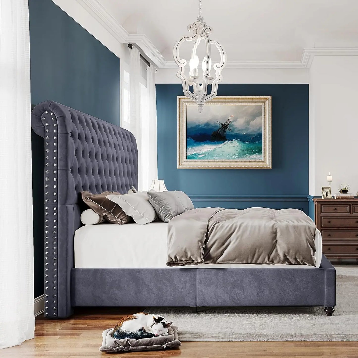 Allegra Queen Bed Frame - Amerlife