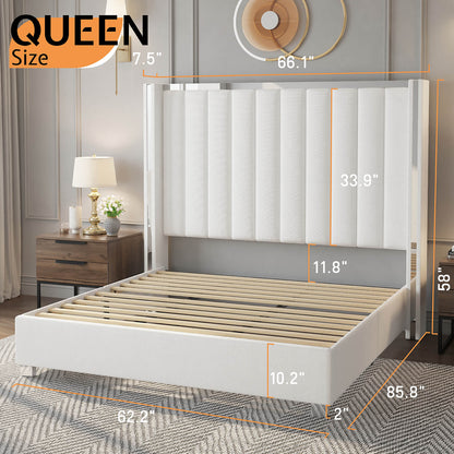 Beaumont 5-Piece Modern Bedroom Set - Cream_Grey