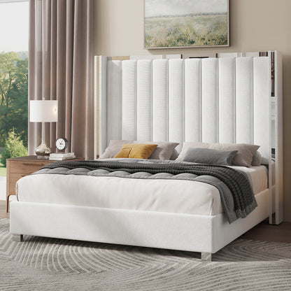 Beaumont 5-Piece Modern Bedroom Set - Cream_White