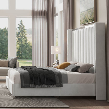 Beaumont 5-Piece Modern Bedroom Set - Cream_White