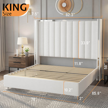 Beaumont 5-Piece Modern Bedroom Set - Cream_White