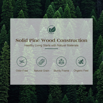 Void Solid Wood Bed Amerlife Full / Natural