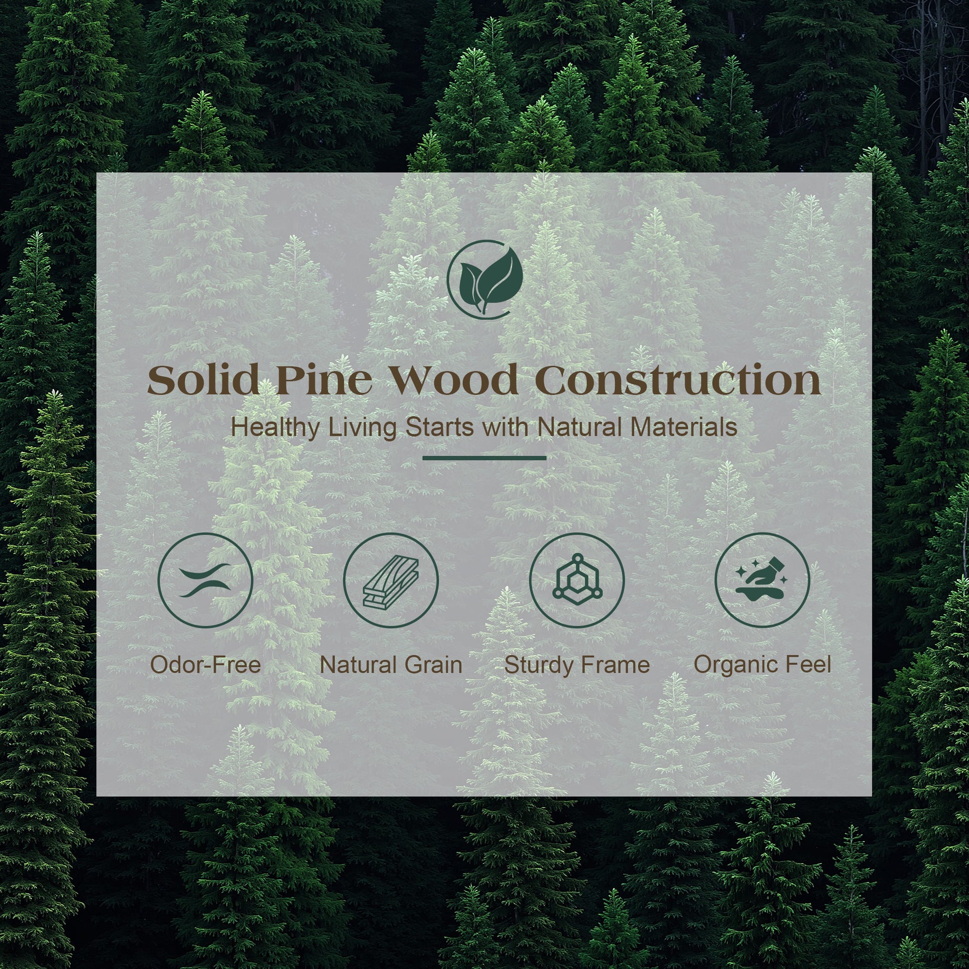 Void Solid Wood Bed Amerlife King / Natural