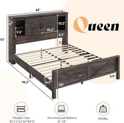 Alderman 3-Piece Bedroom Set Amerlife Full / Black Oak