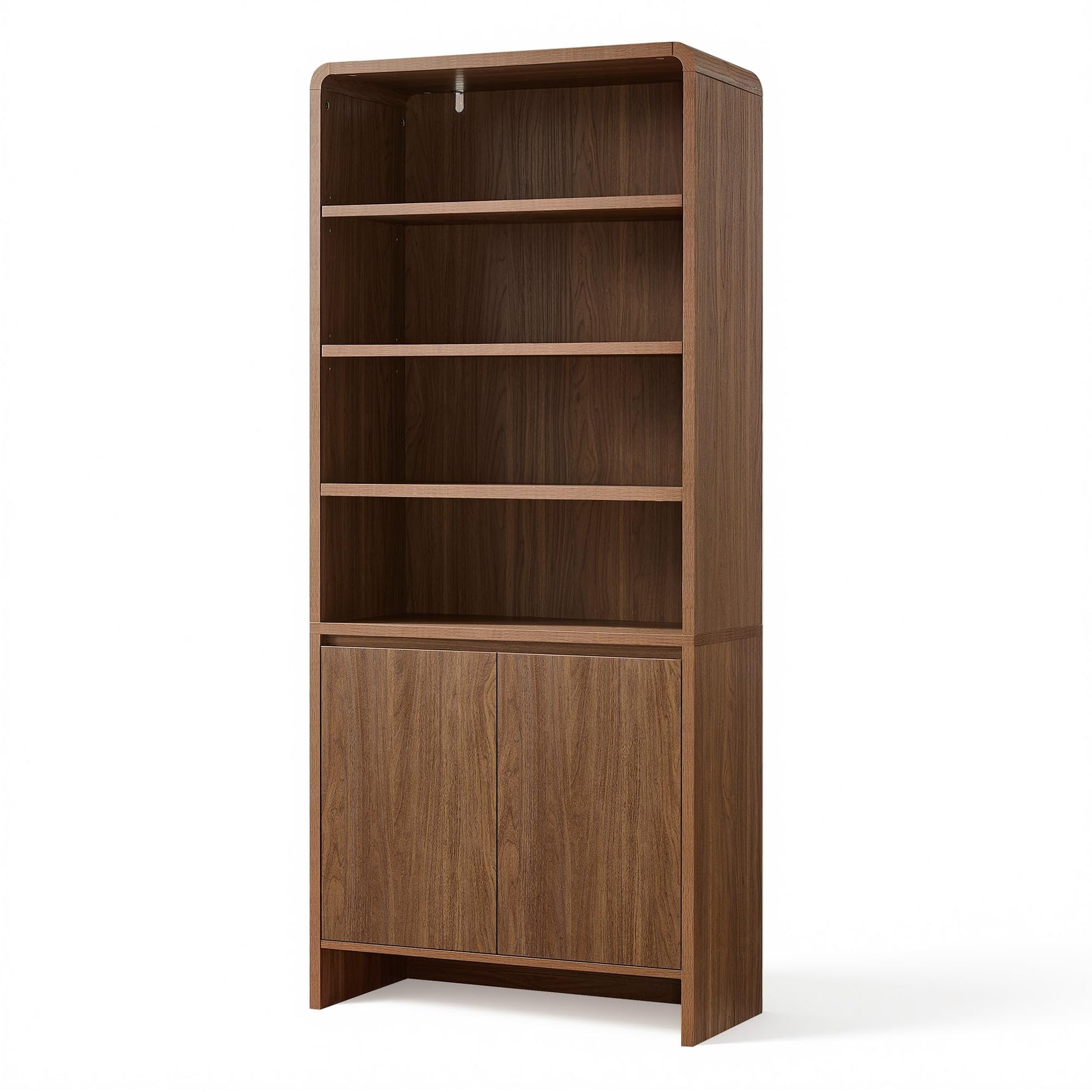 Arcova 71" Tall Bookshelf Amerlife Rustic Brown