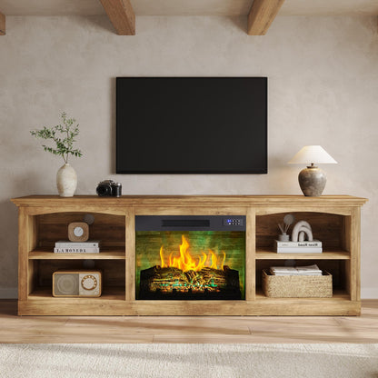 Nexis Farmhouse 70" Fireplace TV Stand