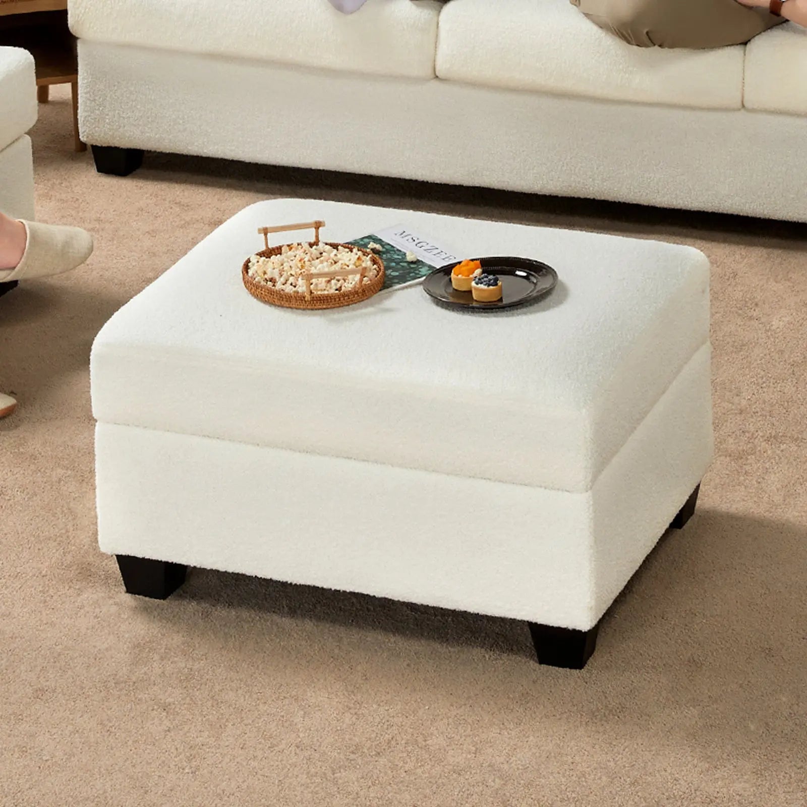Beige Bouclé