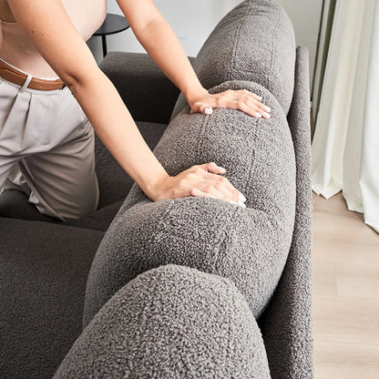Grey Bouclé